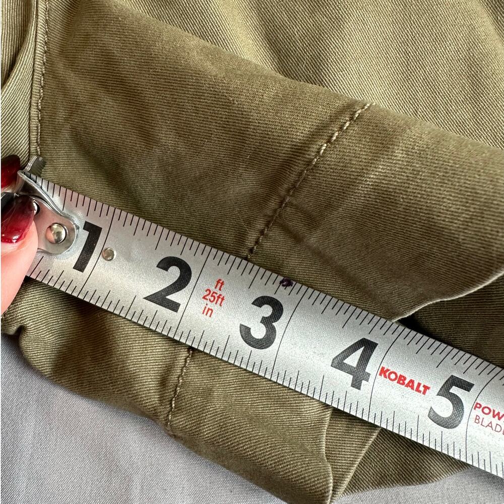 Banana Republic Military Green, Mid Rise, Chino/Khaki Shorts NWT- 6 - Picture 10 of 10